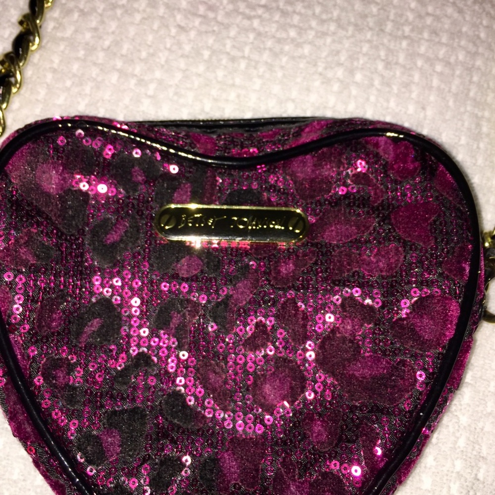 Betsy Johnson purse. lightly used, in good shape. - Picture 2 of 6